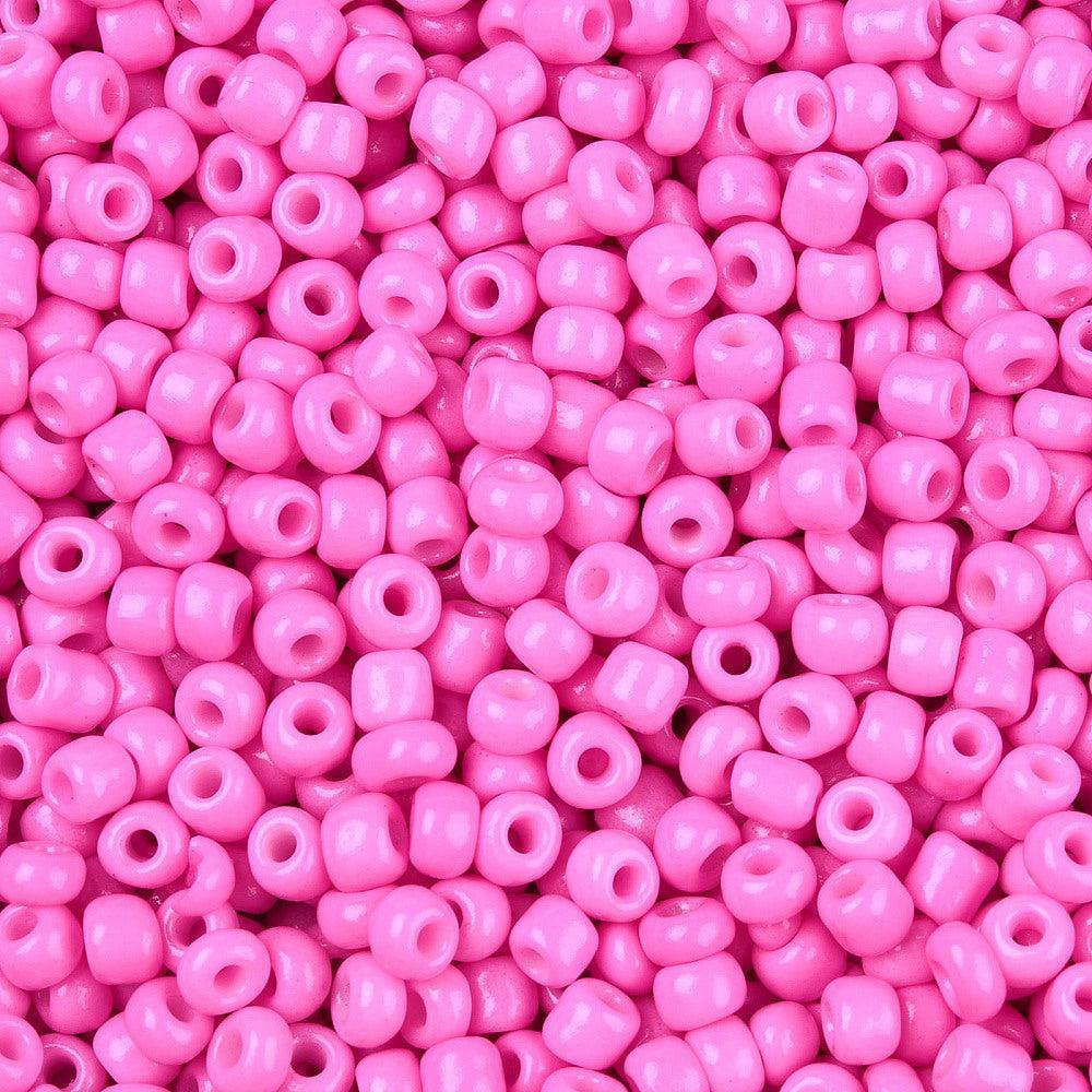 6/0 Rocailles - Hot Pink 4mm - Image 2