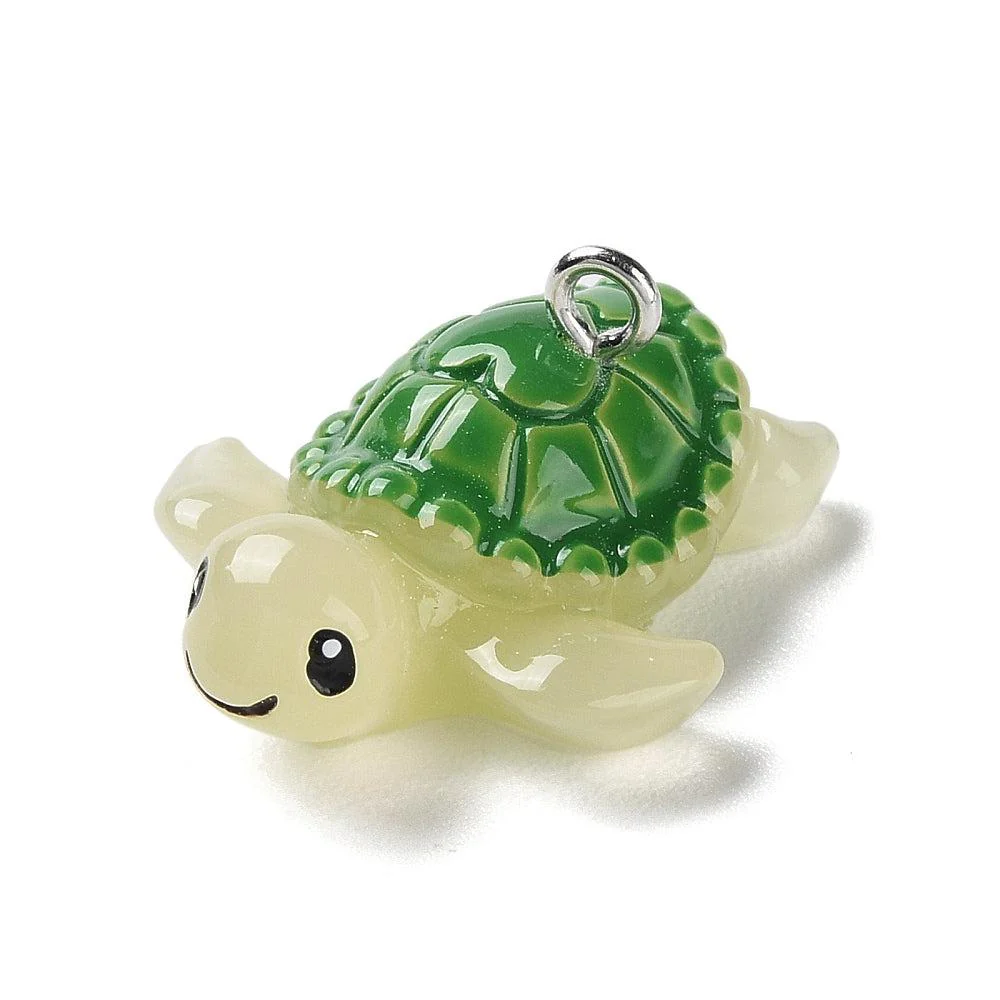 Acryl bedel schildpad 12.5x26x21.5mm