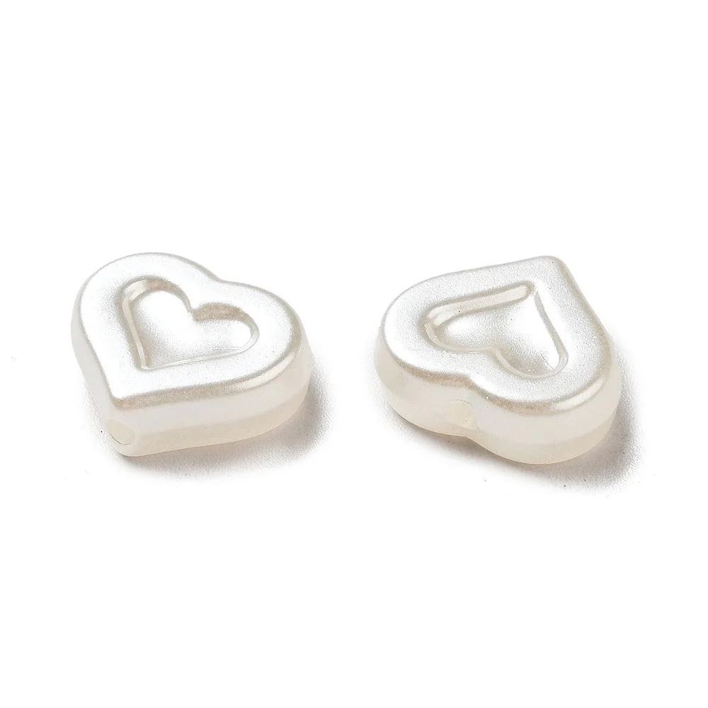 Acryl Hartje parel imitatie kralen 15mm- 12 Stuks - Image 2