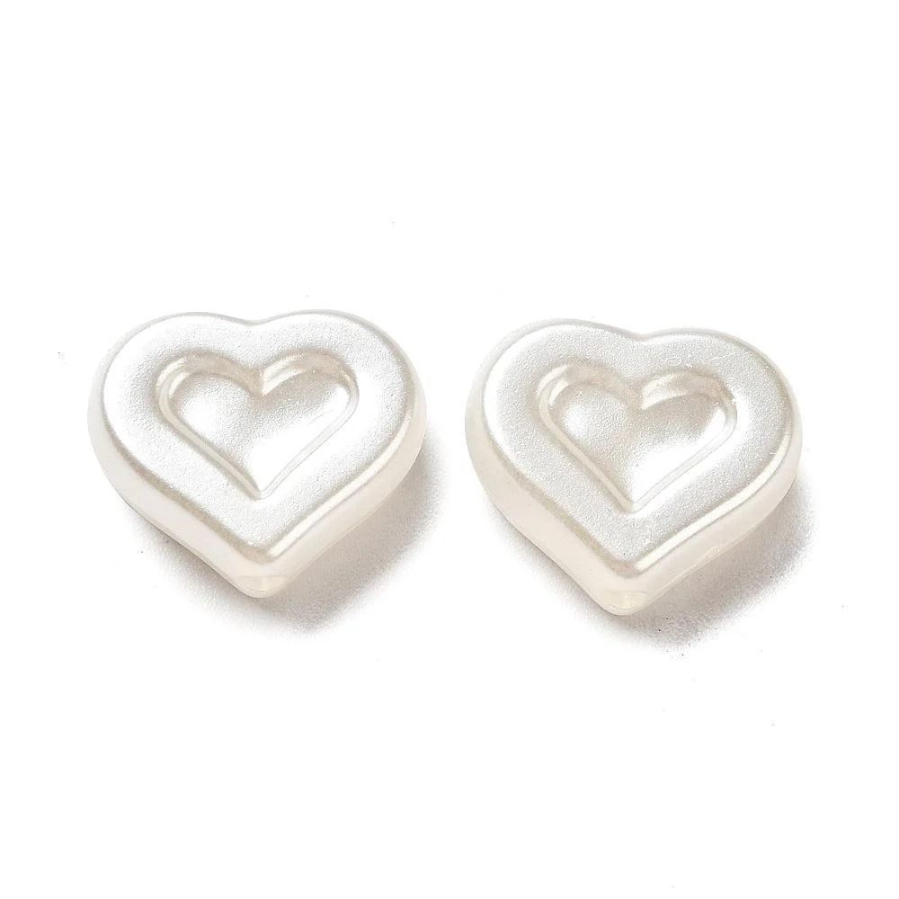 Acryl Hartje parel imitatie kralen 15mm- 12 Stuks - Image 3
