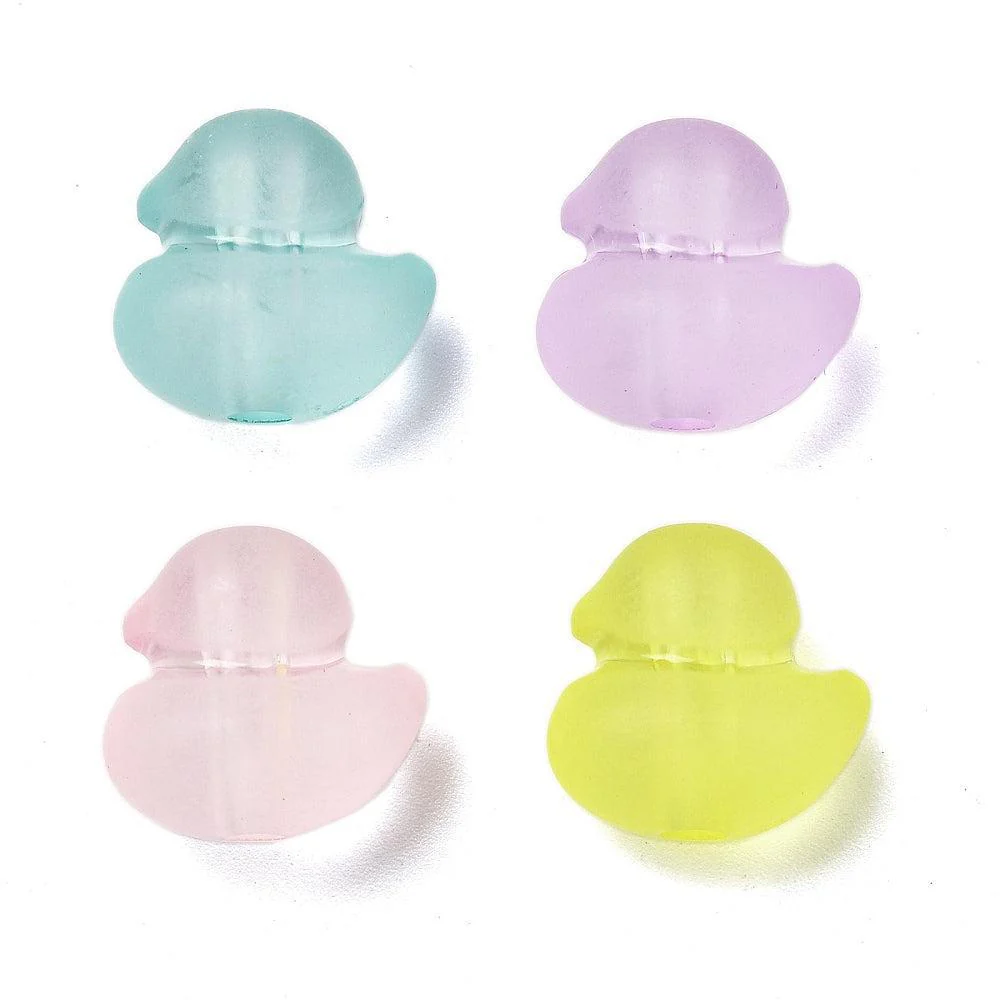 Acryl Ø2,7 eendjes mat Mix 15mm - 8 stuks