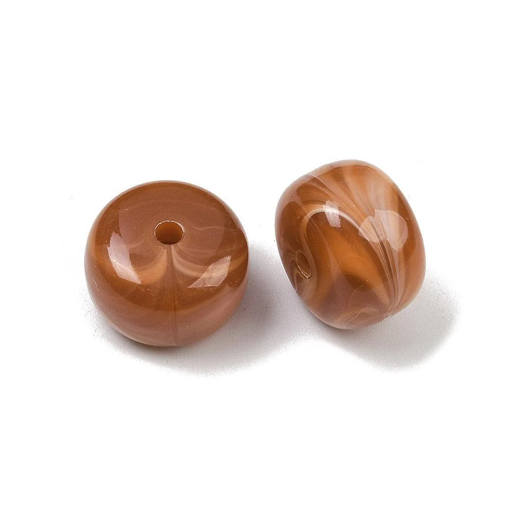Acryl kraal Chocoladebruin 14mm - per stuk - Image 2