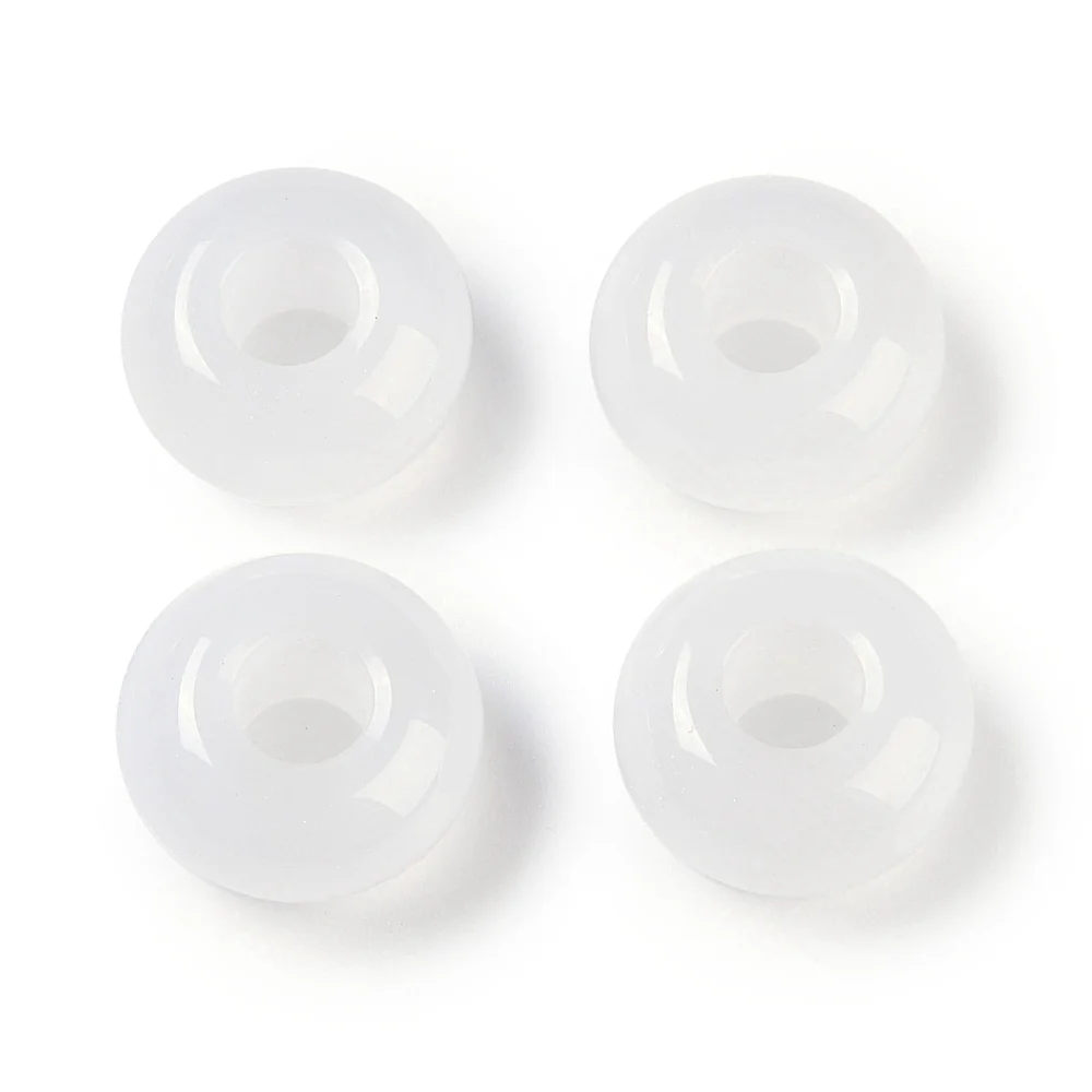 Resin kraal wit 13mm - per stuk - Image 2
