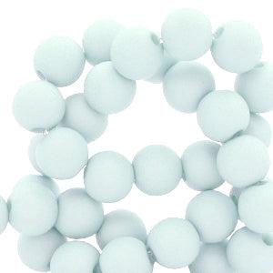 Acryl kralen Empty sky blue 4mm - 100 stuks