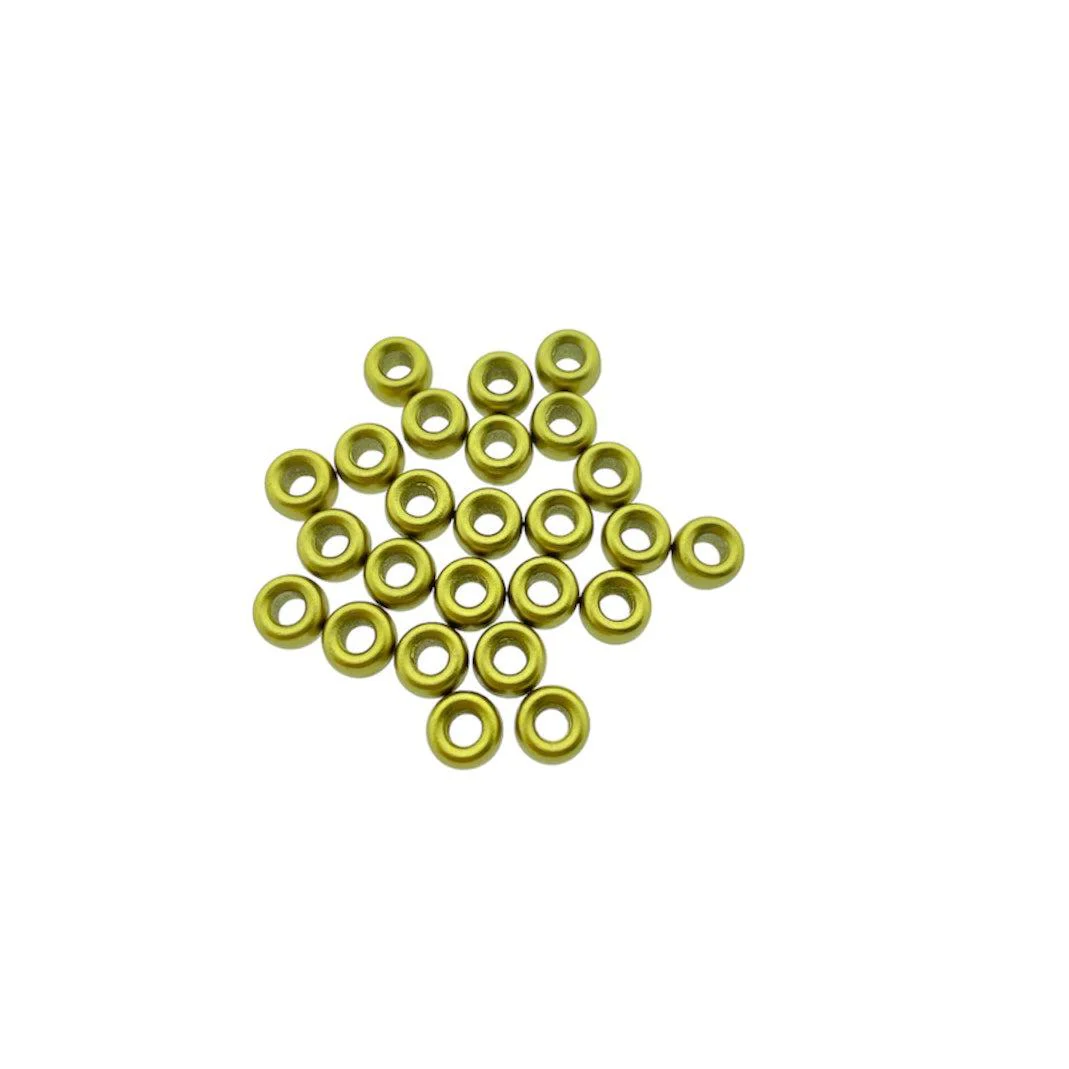 Acryl kralen goud 8mm- per 25 stuks