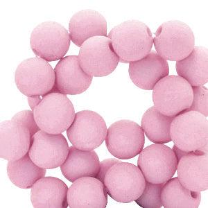 Acryl kralen lila rose 4mm - 100 stuks