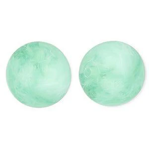 Acryl Kralen Marble Rond Mintgroen 20mm - per stuk
