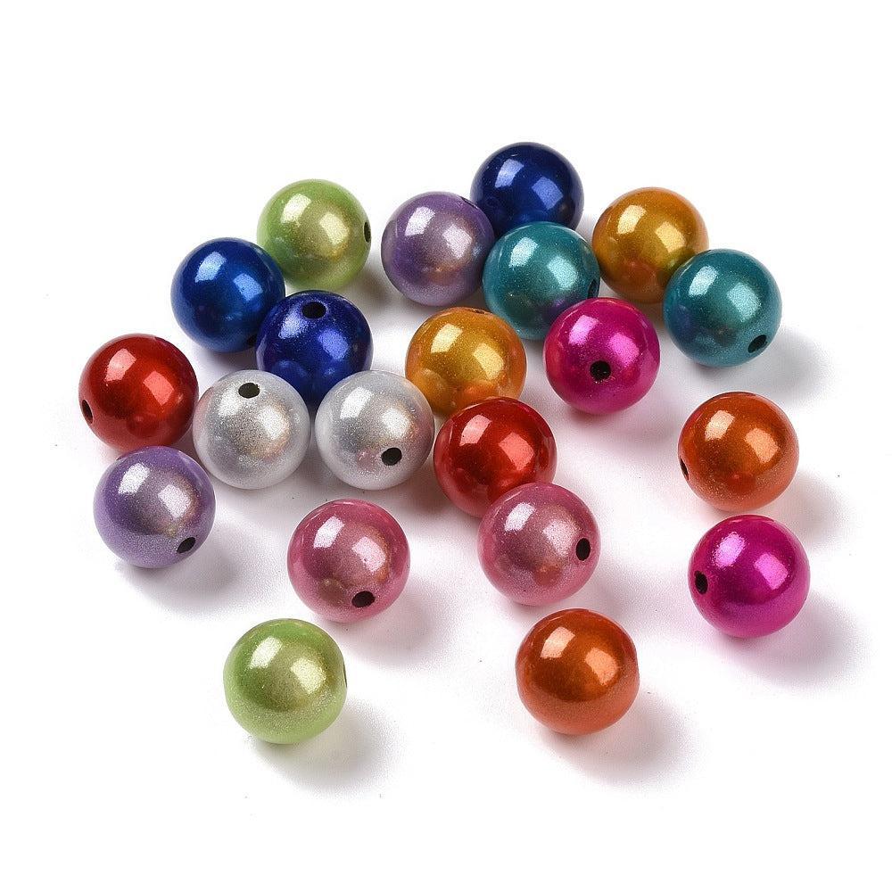Acryl kralen rond miracle 12mm- 10 stuks