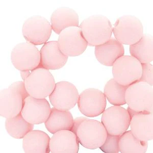Acryl kralen Rose tan 4mm - 100 stuks