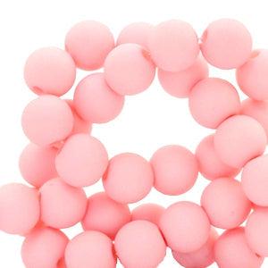 Acryl kralen Seashell pink 4mm - ±100 stuks