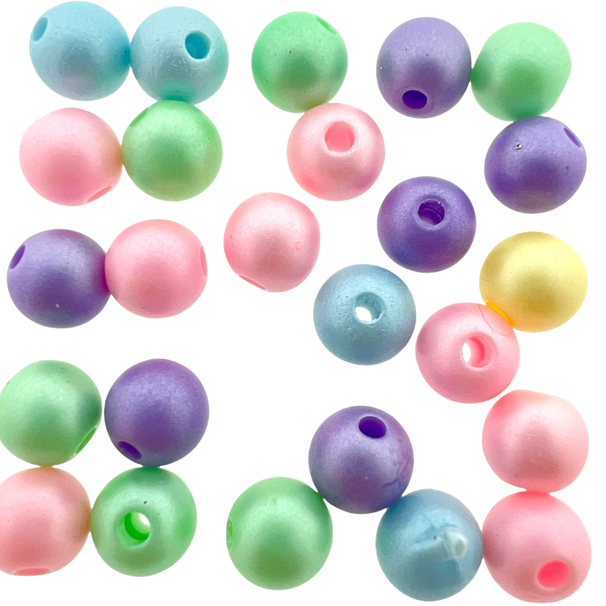 Acryl kralen shiny mix 8mm - 20 stuks