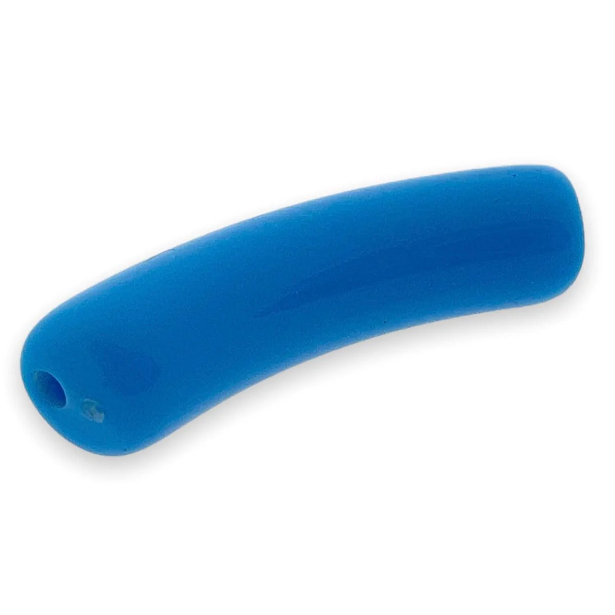 Acryl kralen tube blauw 32x8mm - per stuk - Image 2