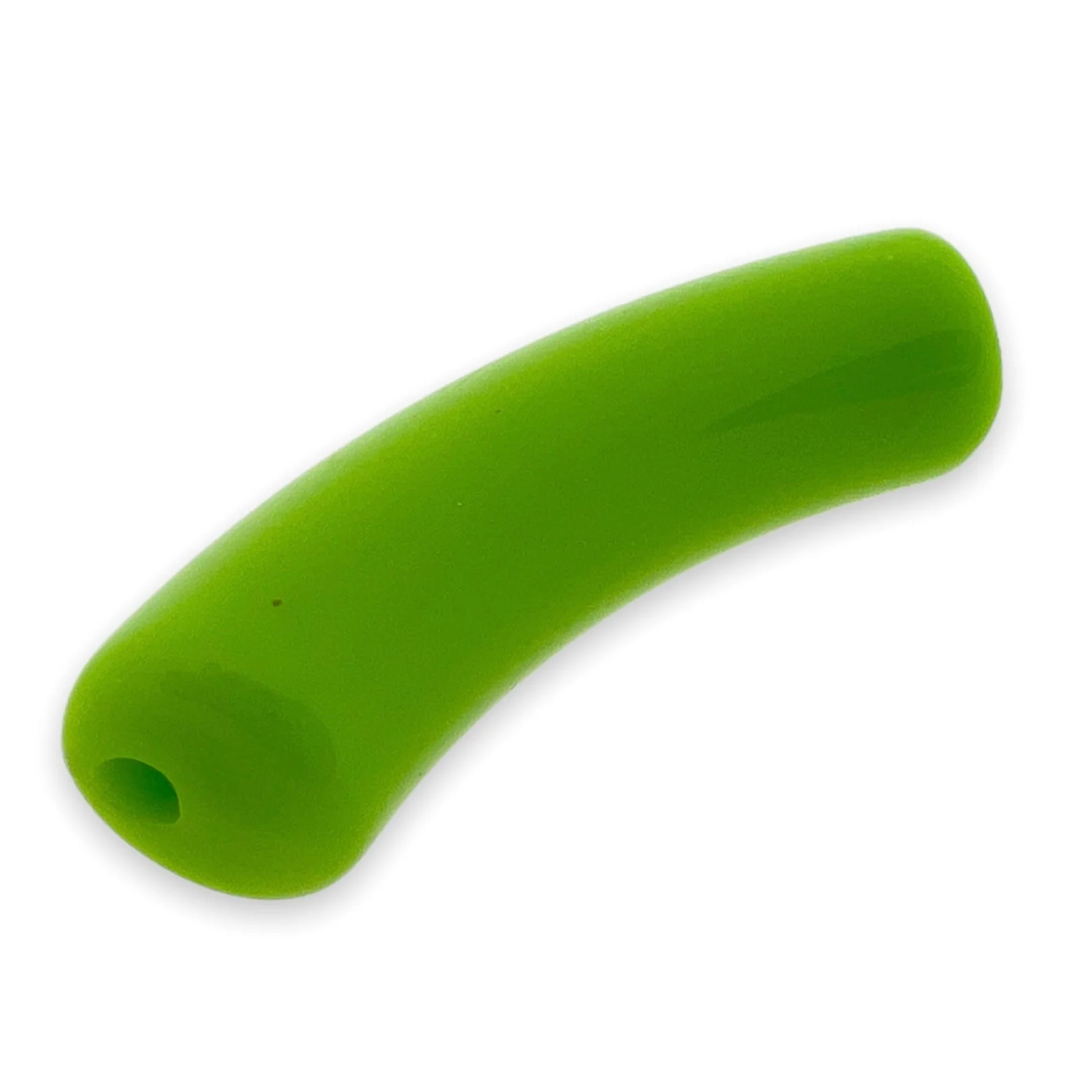 Acryl kralen tube groen 32x8mm - per stuk - Image 2
