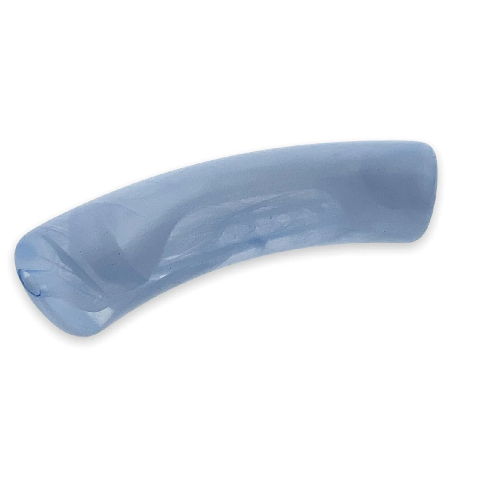 Acryl kralen tube imitatie edelsteen blauw 33x11mm - per stuk