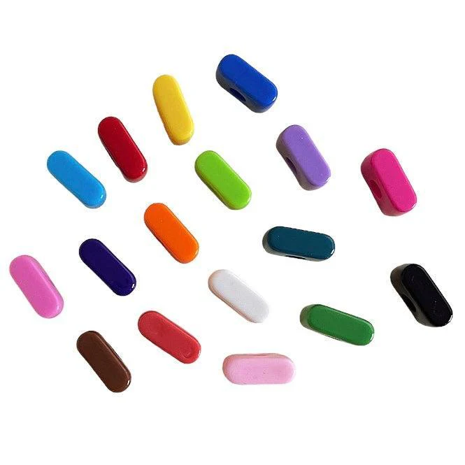 Acryl letterkraal Ø6mm alfabet gekleurd 21mm- per stuk - Image 9