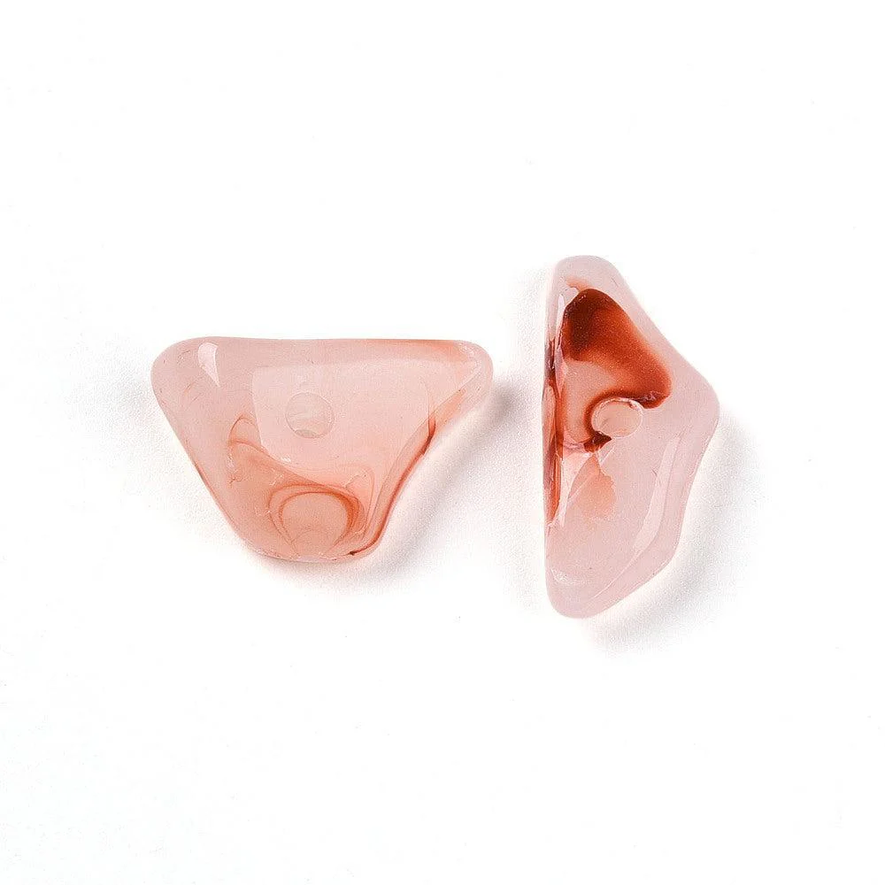 Acrylkralen Nugget Peach 16mm - per 10 stuks - Image 3