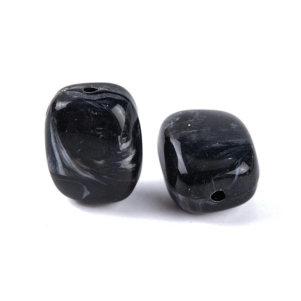Acrylkralen Rechthoek Zwart 13mm - 8 stuks - Image 3