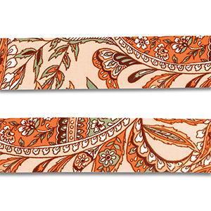 Bandana bloem beige 4cm - per 1,5 meter