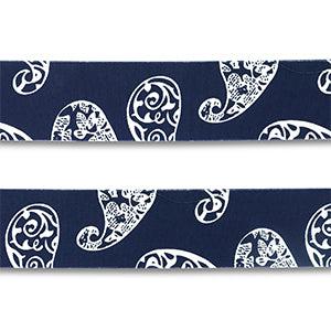 Bandana donkerblauw 4cm- per 1,5 meter