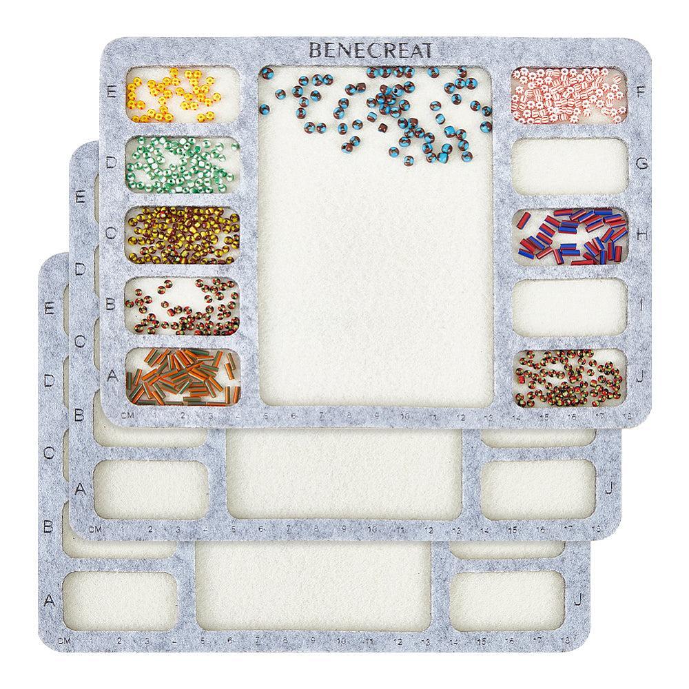 Bead mat vilt 10 vakjes 20x15cm - per stuk