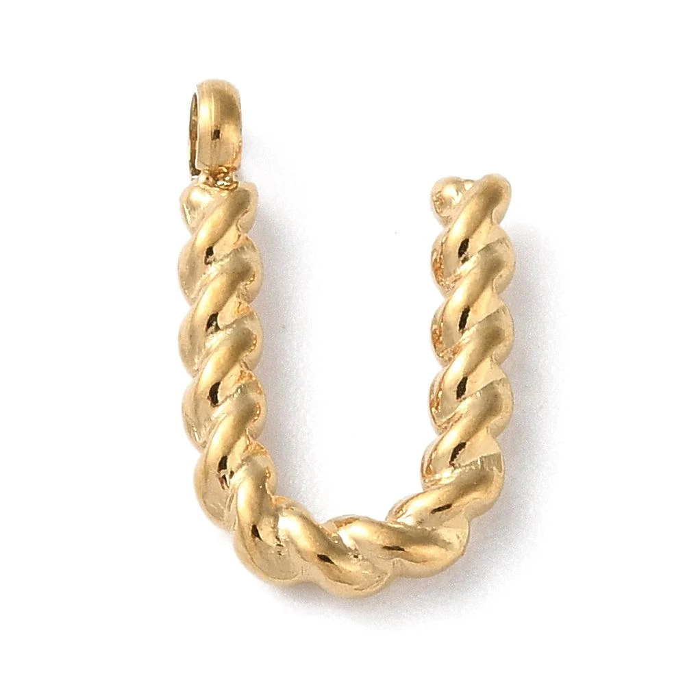 Bedel goud Stainless steel alfabet "kies je letter" 15mm - Image 22