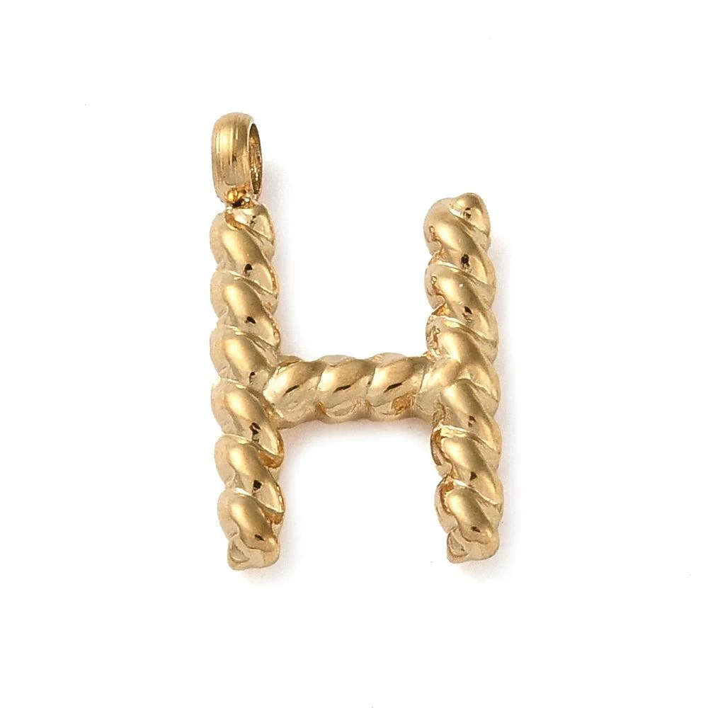 Bedel goud Stainless steel alfabet "kies je letter" 15mm - Image 7
