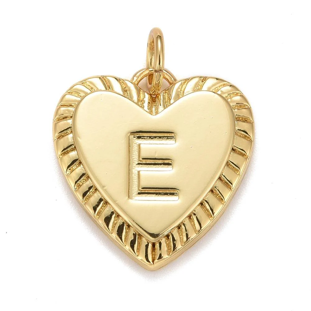 Bedel 18K goud alfabet "kies je letter" letter hartje 16mm - Image 7