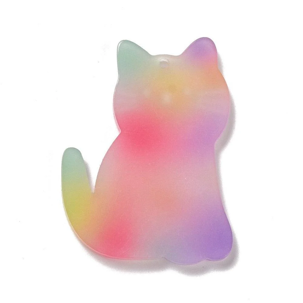 Bedel acryl Kat Multicolor 38mm - per stuk - Image 2
