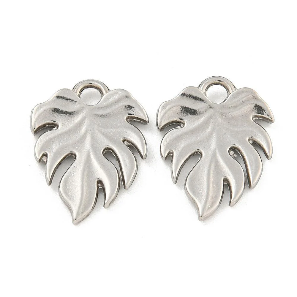Bedel blad RVS Zilver 19,5mm- per stuk