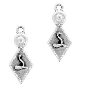 Bedel boho snake Zilver DQ 23x10mm