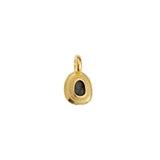 Bedel Cirkel Zwart-Goud 24K DQ 6x11mm