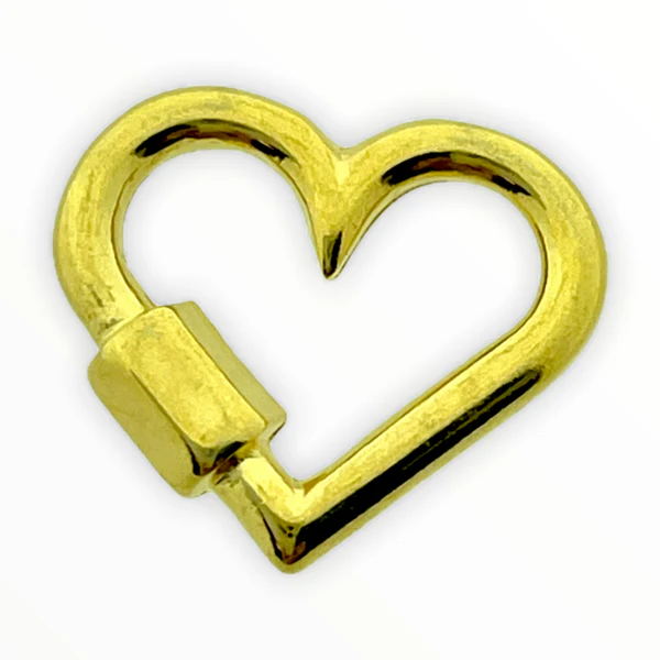 Bedel hart Goud 24kr DQ 18x16mm