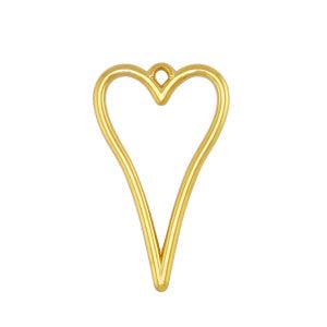 Bedel hart Goud DQ 40x24mm