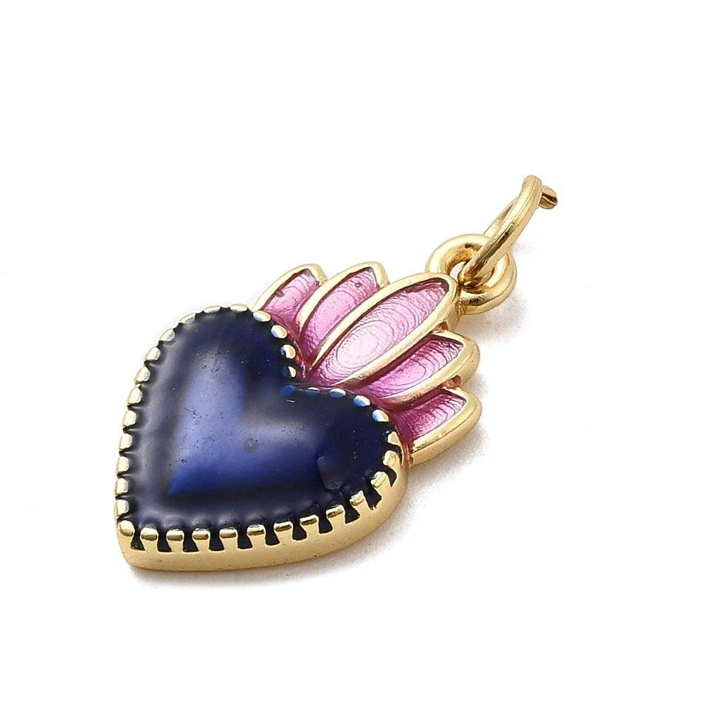 Bedel Hart RVS Goud / Blauw / Roze 19mm - per stuk - Image 2