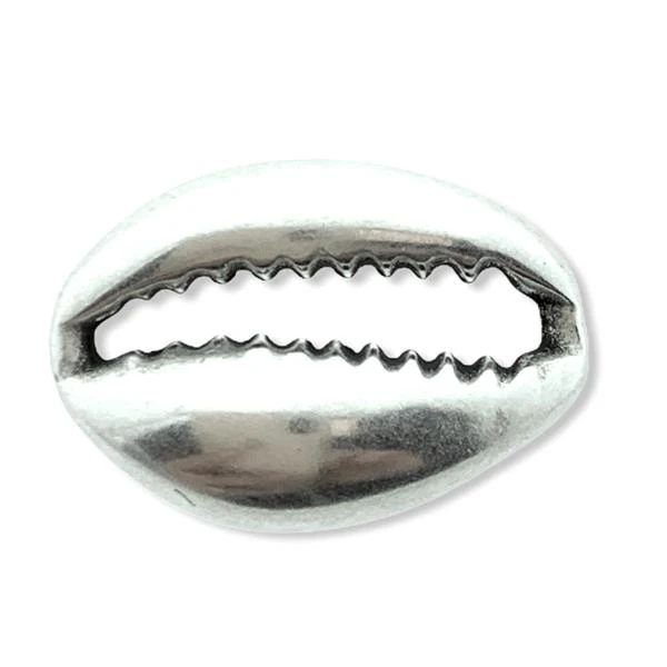 Bedel Kauri schelp Zilver DQ 19x14mm