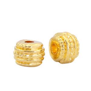 Bedel kraal deco Goud DQ 7x5mm
