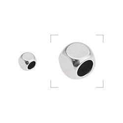 Bedel kraal rounded cube DQ 4mm