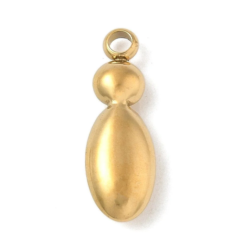 Bedel letter alfabet A-Z RVS goud ±17mm - per stuk - Image 15