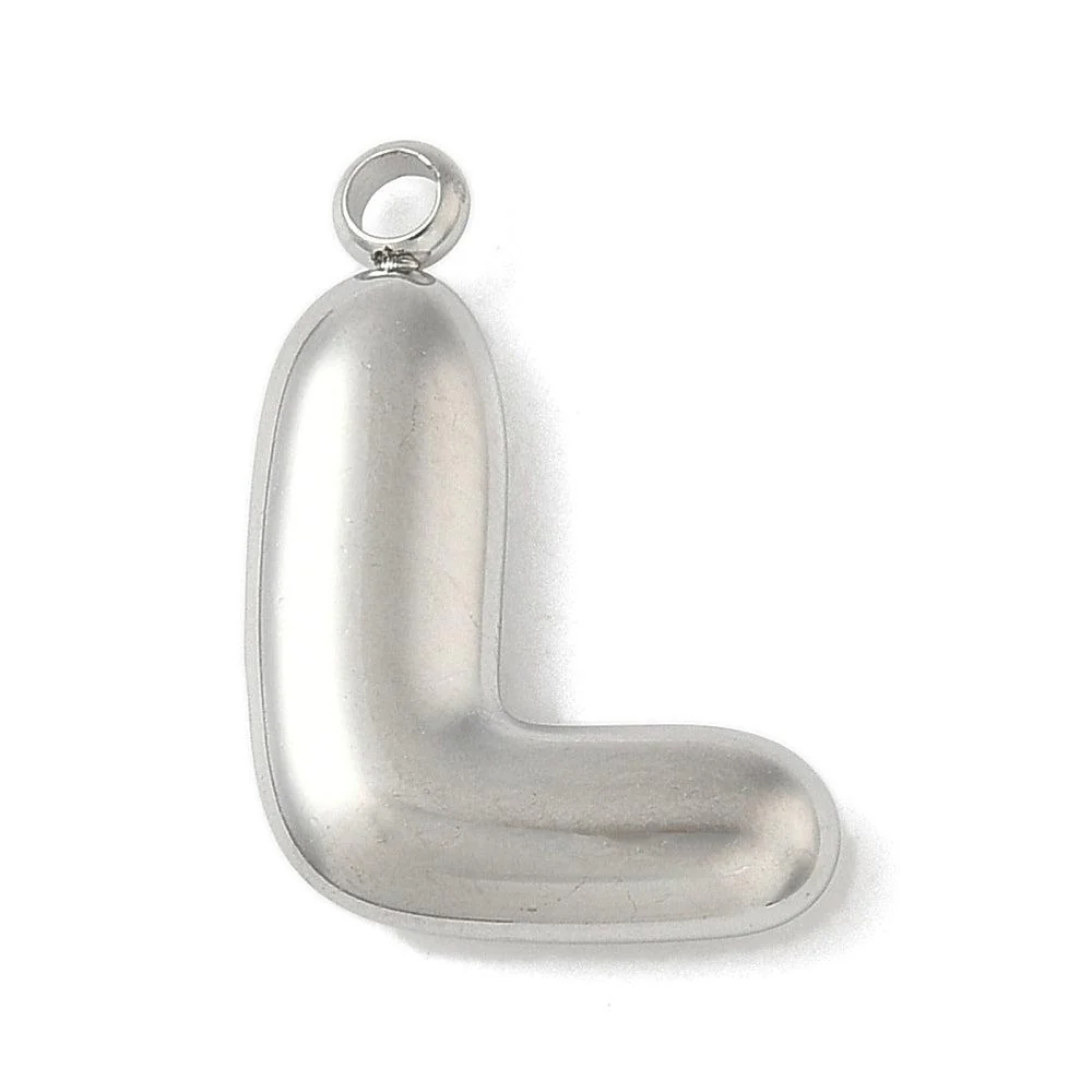 Bedel letter alfabet A-Z RVS zilver ±17mm - per stuk - Image 10