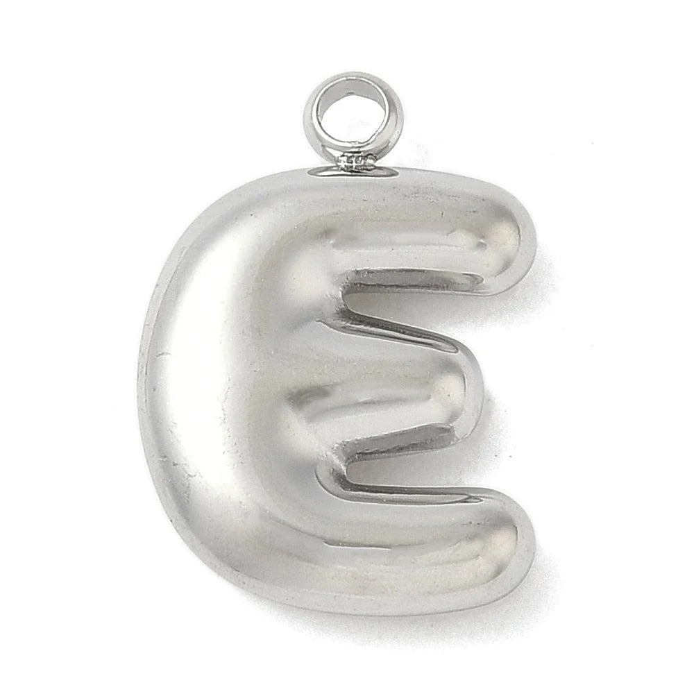 Bedel letter alfabet A-Z RVS zilver ±17mm - per stuk - Image 16
