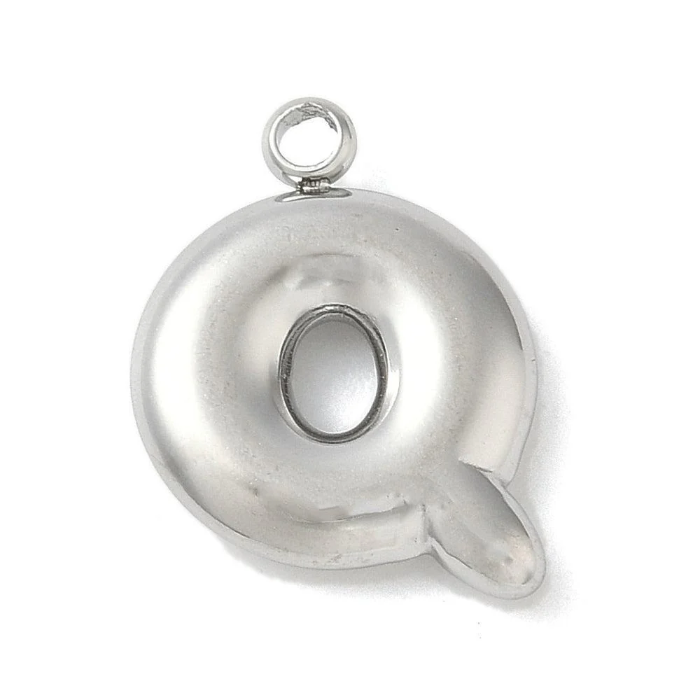 Bedel letter alfabet A-Z RVS zilver ±17mm - per stuk - Image 18