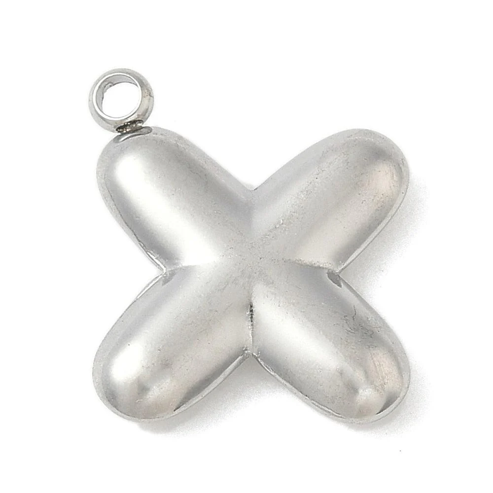 Bedel letter alfabet A-Z RVS zilver ±17mm - per stuk - Image 24
