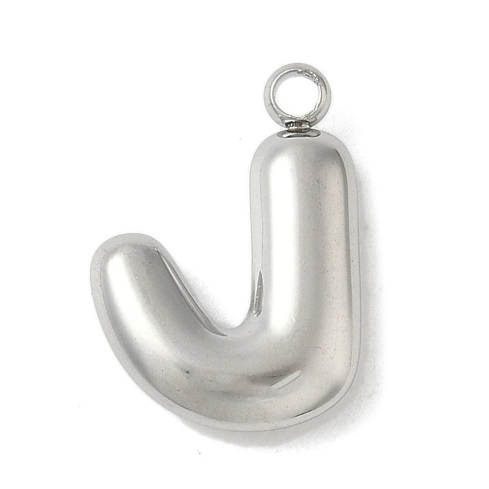 Bedel letter alfabet A-Z RVS zilver ±17mm - per stuk - Image 8