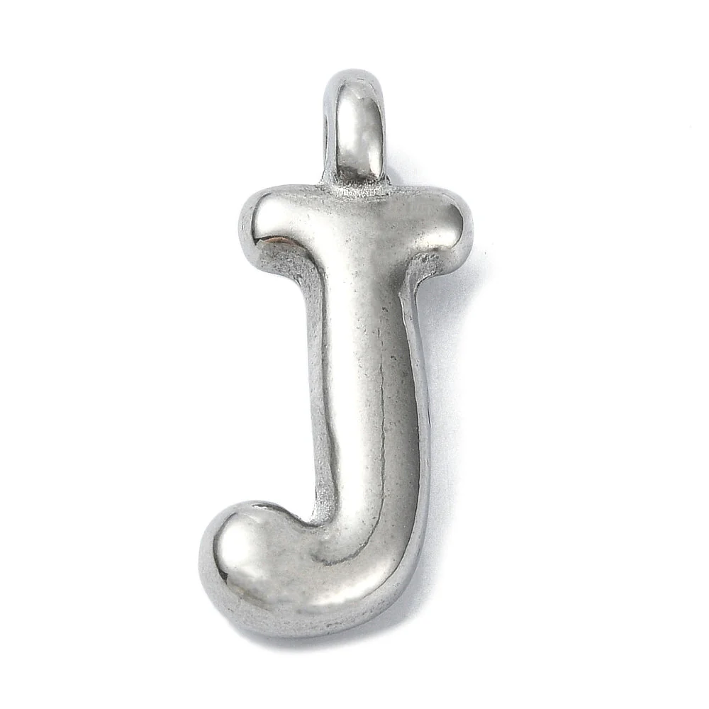 Bedel letter Bubble alfabet A-Z RVS zilver 19x13mm - Image 10