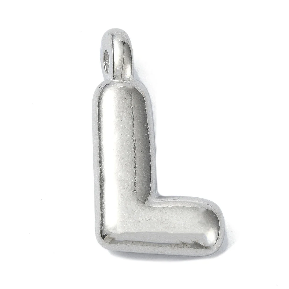 Bedel letter Bubble alfabet A-Z RVS zilver 19x13mm - Image 12