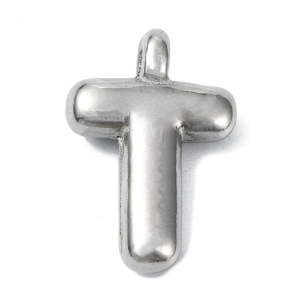 Bedel letter Bubble alfabet A-Z RVS zilver 19x13mm - Image 20
