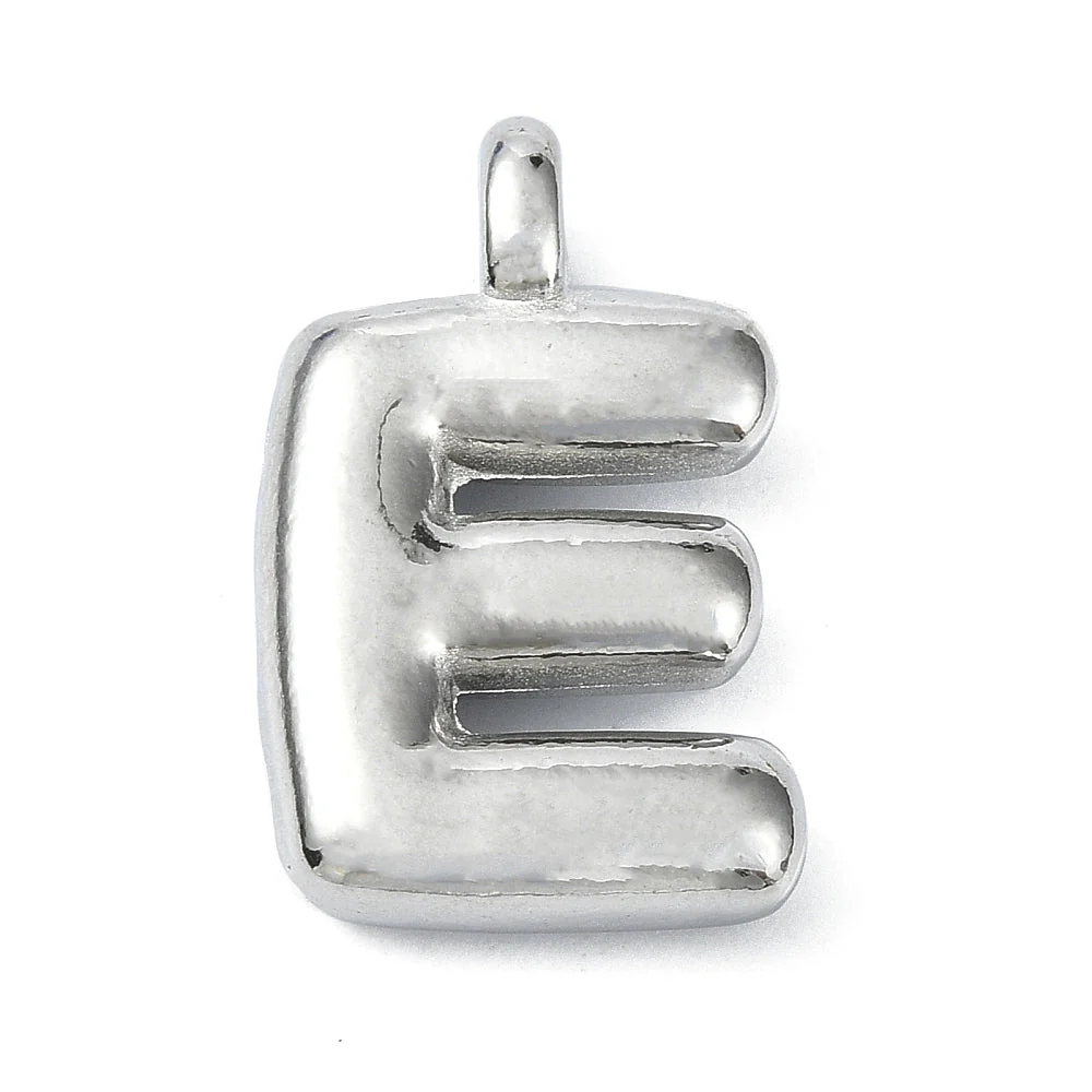 Bedel letter Bubble alfabet A-Z RVS zilver 19x13mm - Image 5