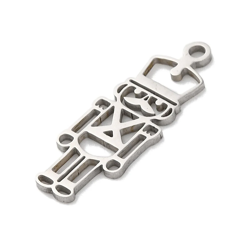 Bedel Nutcracker RVS zilver 22x7mm - per stuk - Image 2