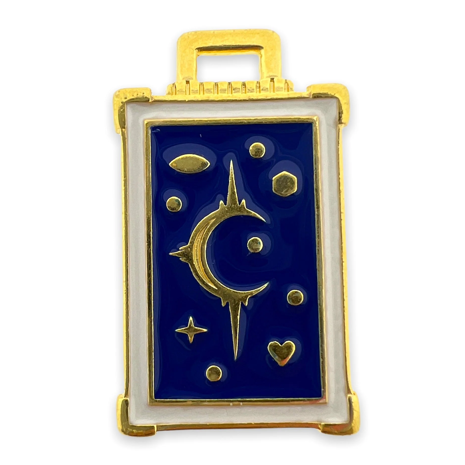Bedel rechthoek spiritueel Goud 24K DQ 18x31mm - Image 2