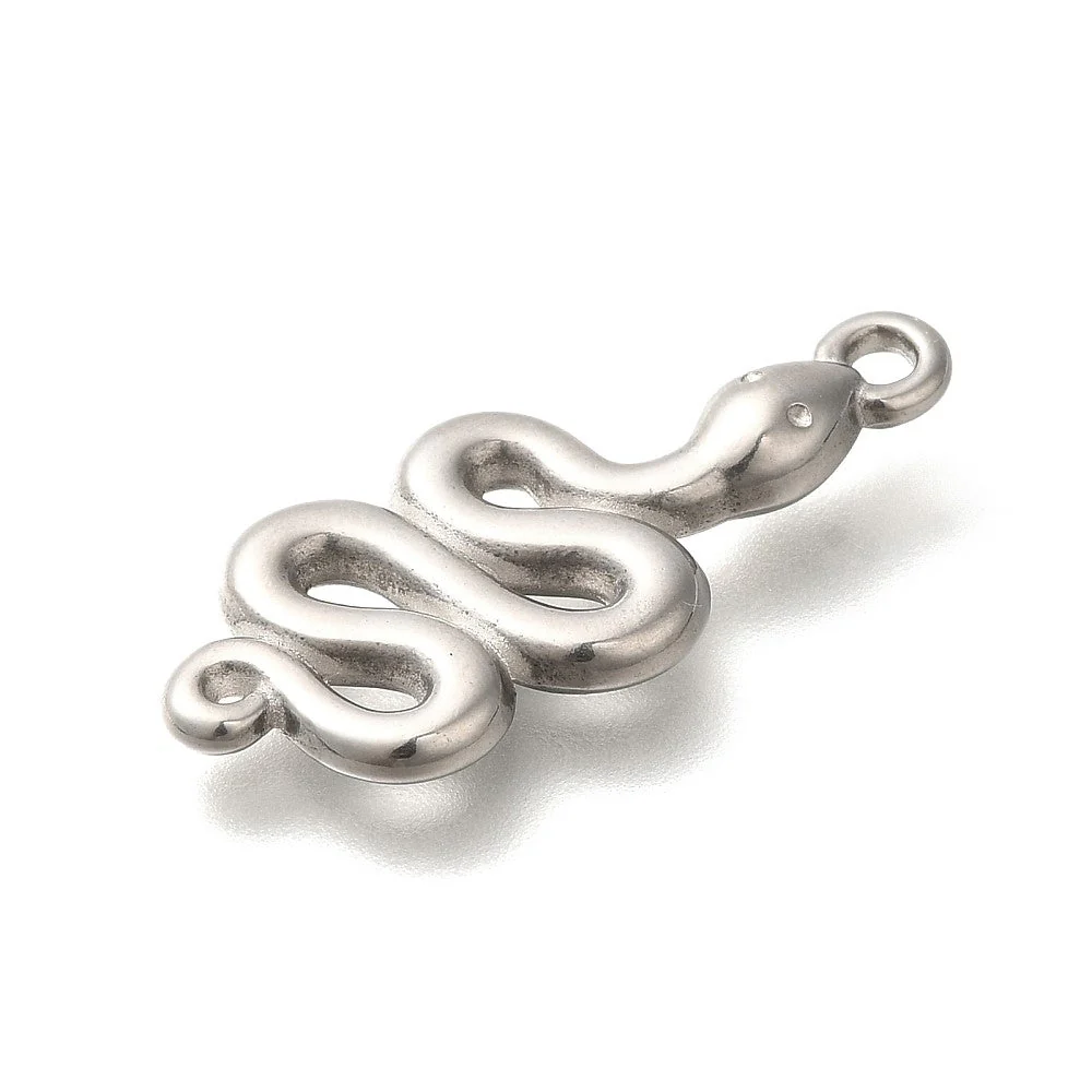 Bedel Slang RVS zilver 29x13mm - per stuk - Image 2
